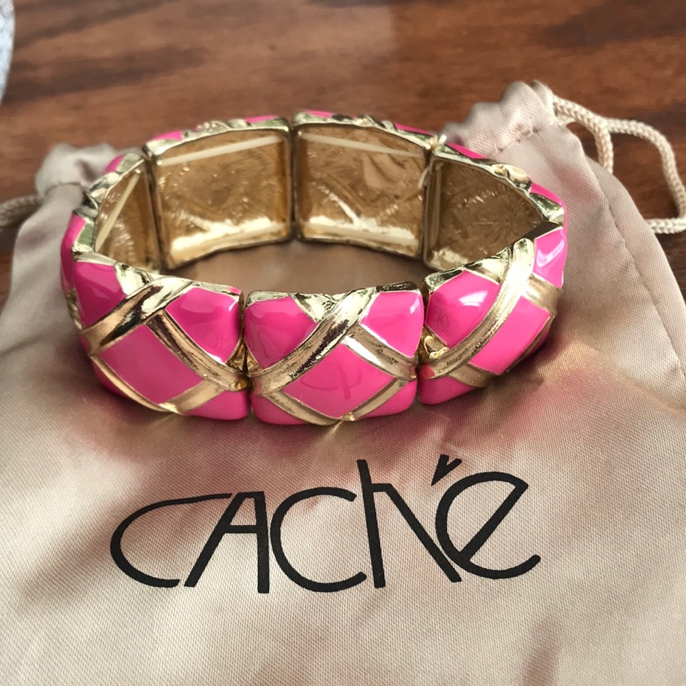 Cache Pink and Gold Bracelet